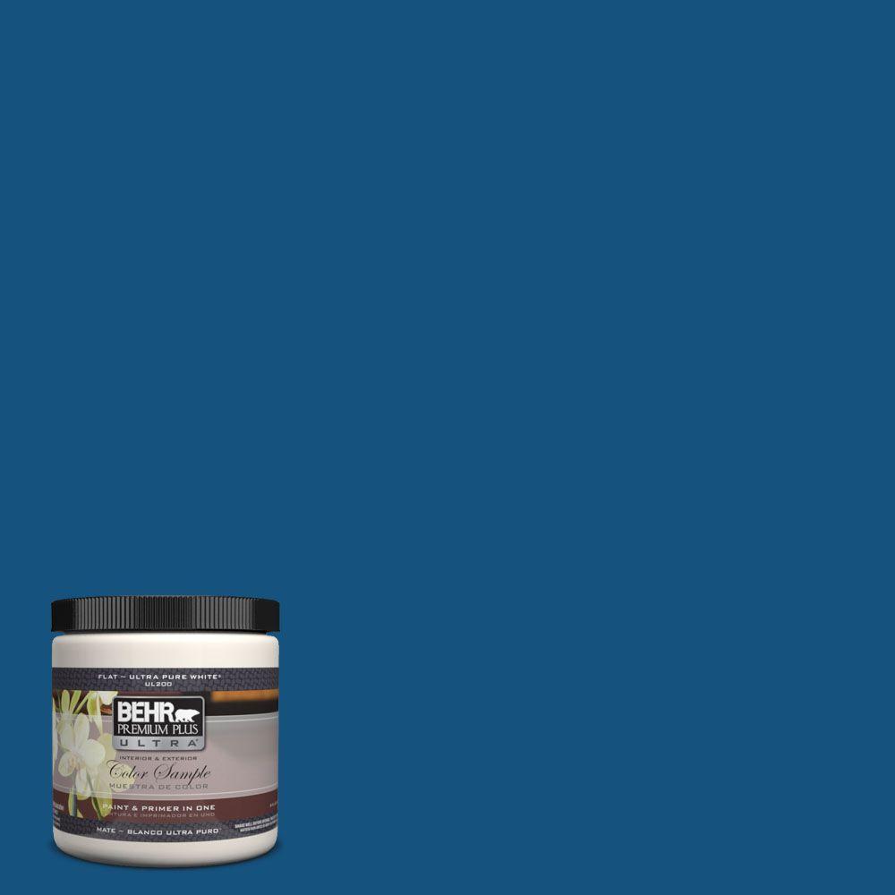 Behr Premium Plus Ultra 8 Oz S H 570 Blueberry Twist Matte S H 570 Blueberry Twist Matte Interior Exterior Paint And Primer In One Sample