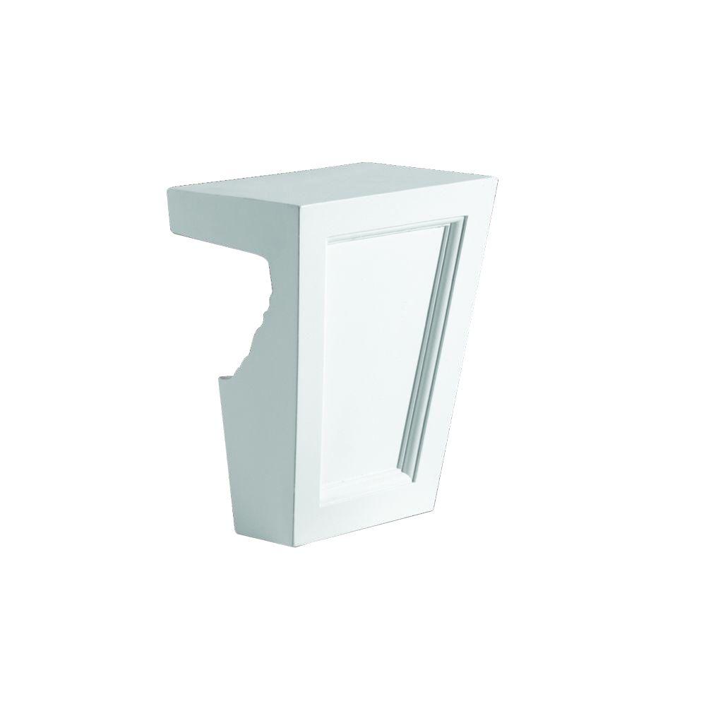 Fypon 8 in. x 11 in. x 61/4 in. Polyurethane Crosshead Profile Keystone Fits 9 in. and 10 in