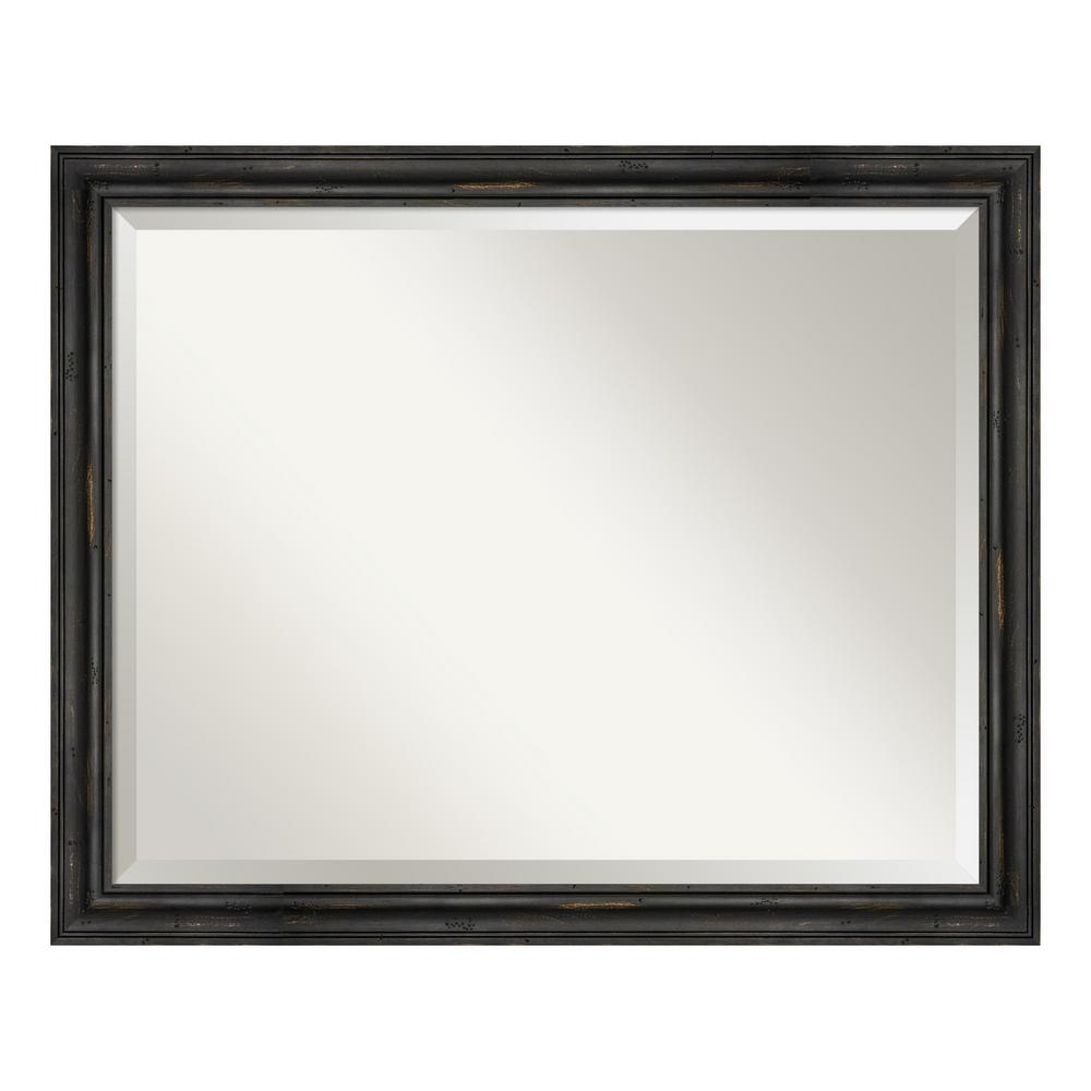 Amanti Art Rustic Pine Narrow Black Decorative Wall Mirror Amanti Art Rustic Pine Narrow Black Decorative Wall Mirror Dsw4093488 The Home Depot