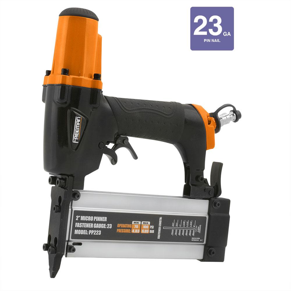 Pneumatic Cordless Micro Pin Nailer 23 Gauge With Carry Case