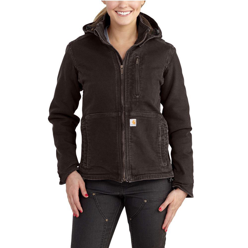 carhartt women's cedar fleece sherpa hooded jacket