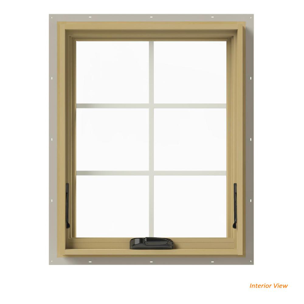 Andersen 35938 In X 17 In 400 Series Awning Wood Window White