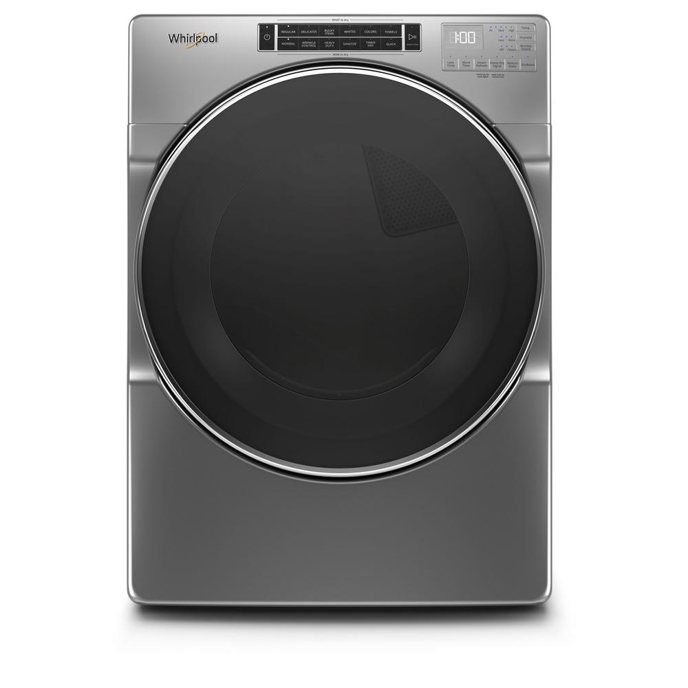 Whirlpool 7.4 cu. ft. 240 Volt Stackable White Electric Ventless Dryer with Intuitive Touch