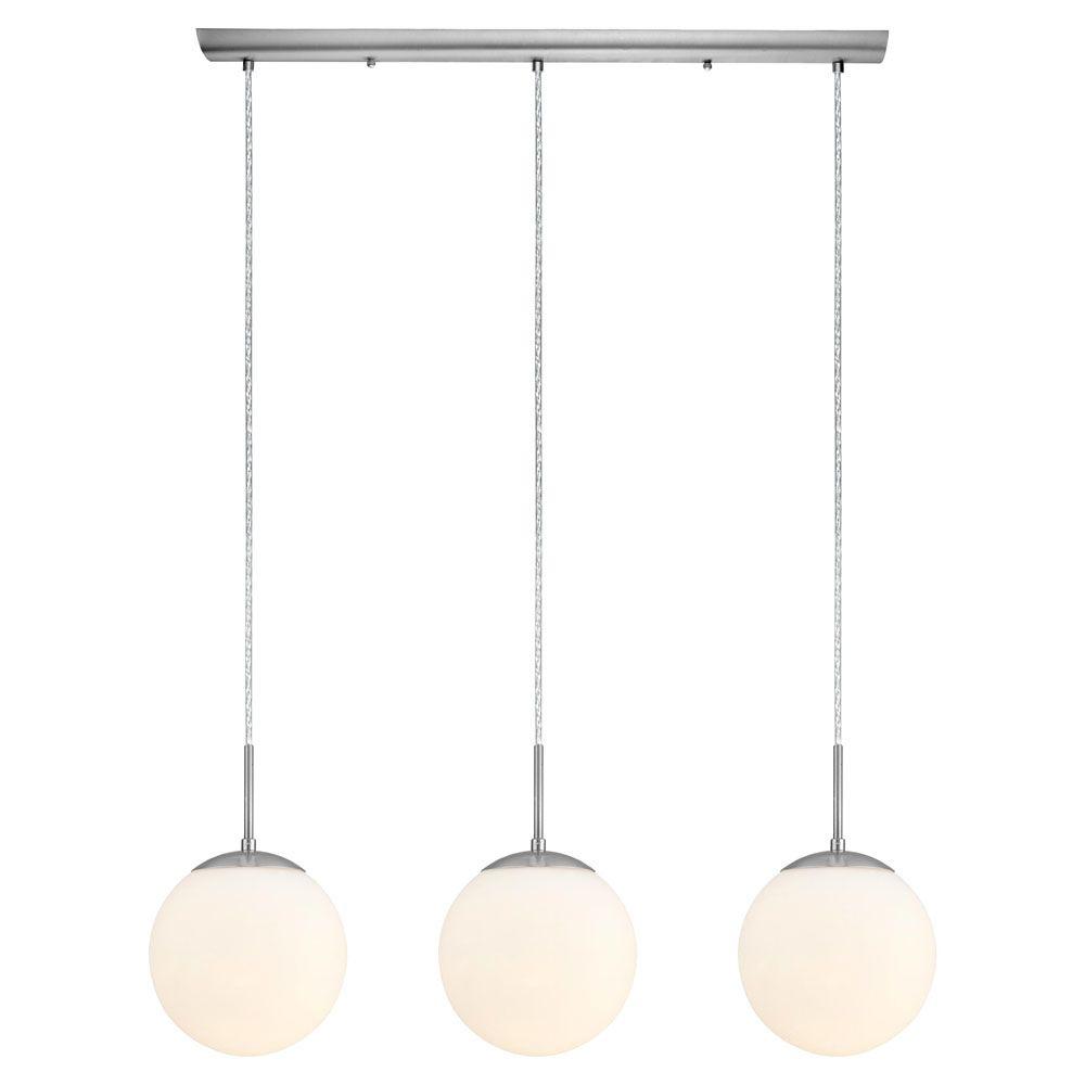 Eglo Romy 3Light Satin Nickel Hanging Light201436A The Home Depot