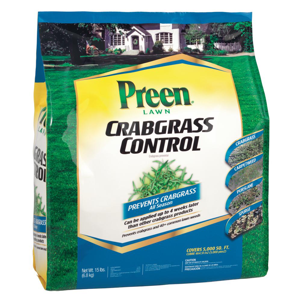 Preen 15 lbs. Lawn Crabgrass Control-2464064 - The Home Depot