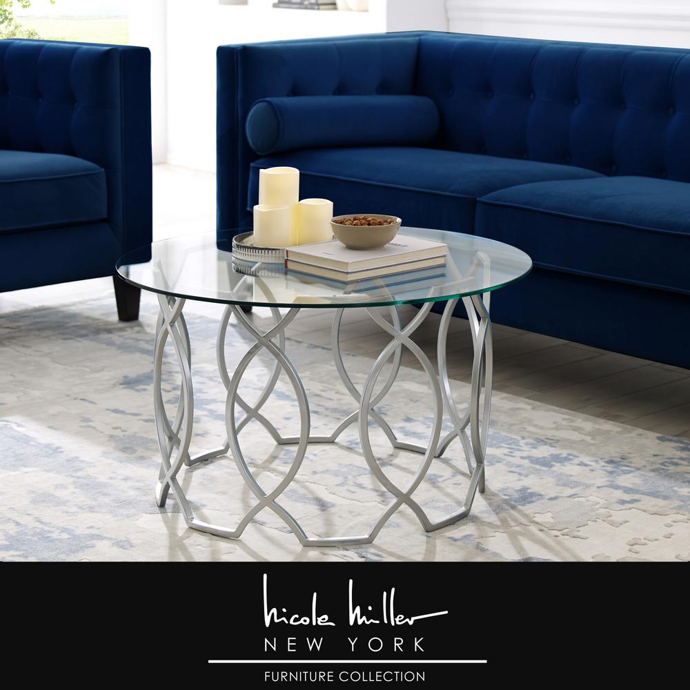 Home Office Glass Coffee Table Round W Shelf Leg Living Room Furniture Gold Us 764872810746 Ebay