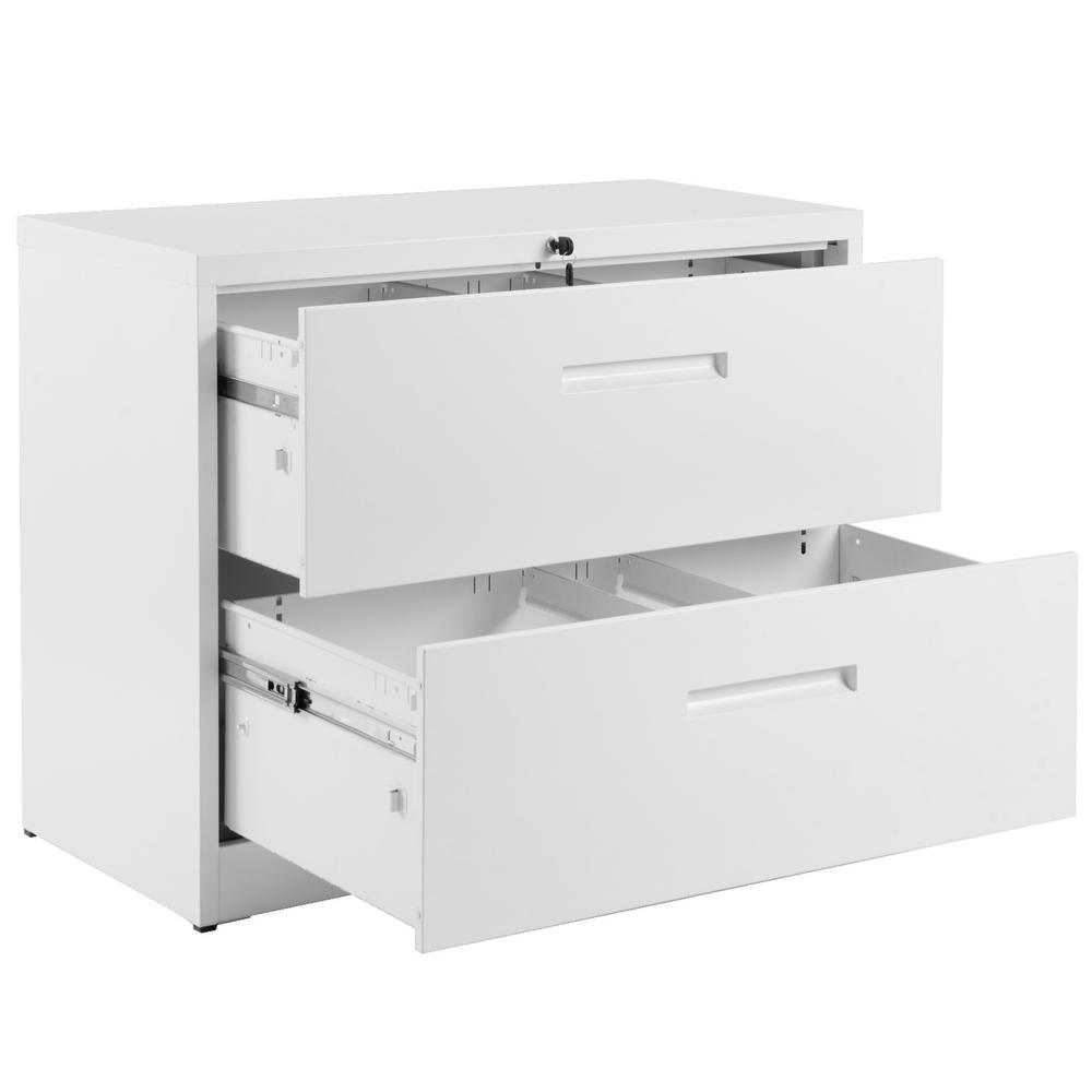 Chd 3 Drawer Mobile File Cabinet Lock Rolling Storage Metal Office Organizer White With Black Drawer Bella Dura Com