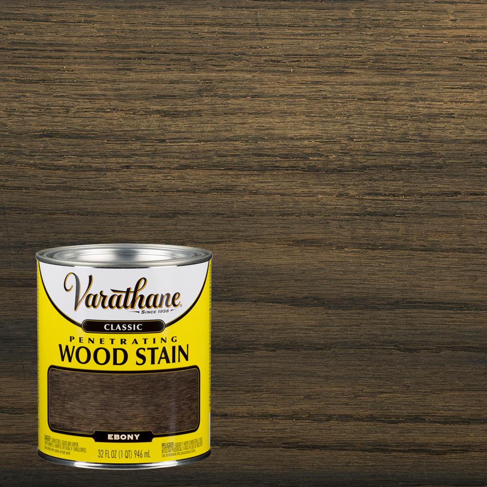 Varathane 1 Qt Ebony Classic Wood Interior Stain