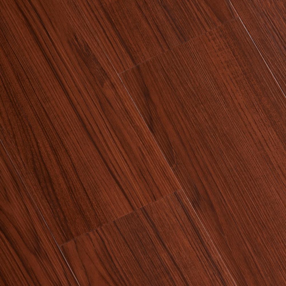 Home Legend Luxury Vinyl Planks Flooring Resilient Embossed Bamboo Cherry 6 Mm X 7 1 16 In Width 48