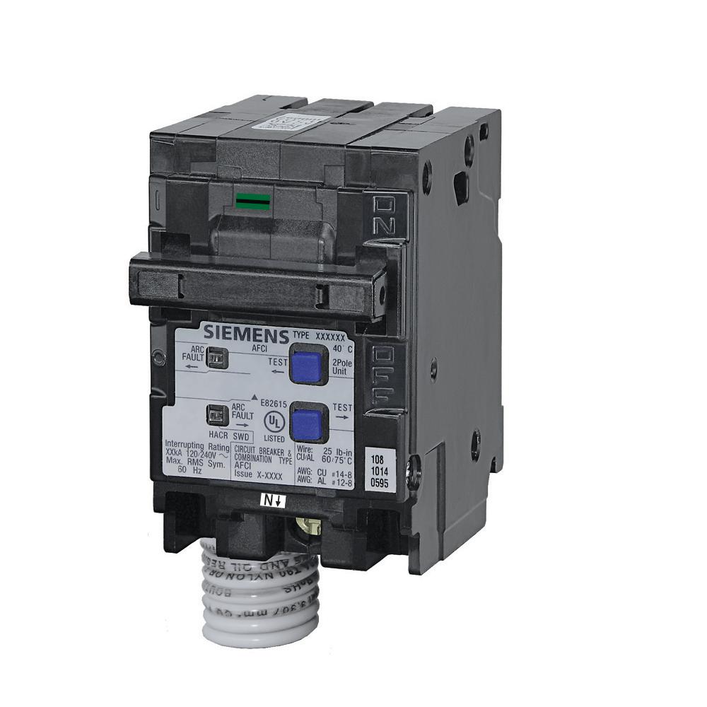 Siemens 50 Amp Double Pole Type QPF2 GFCI Circuit Breaker US2:QF250AP