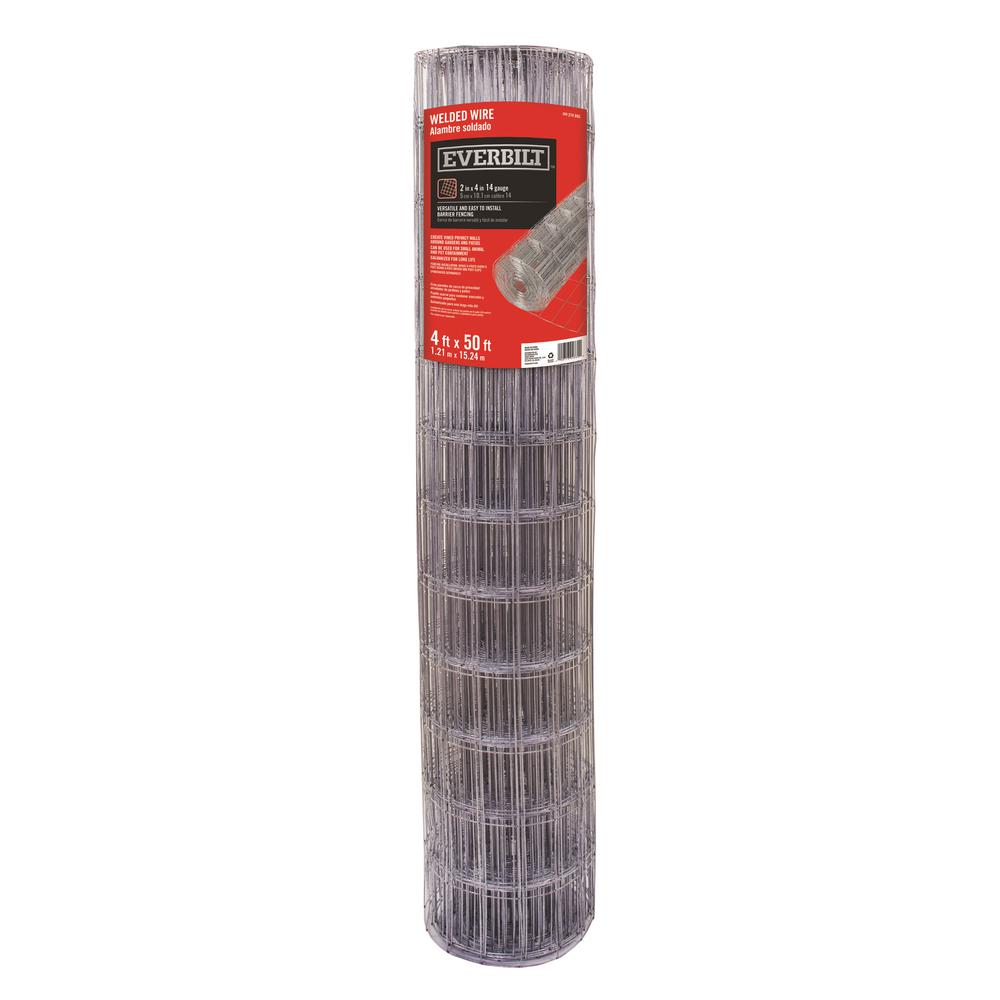 Everbilt 23 Ft X 50 Ft Steel Rabbit Garden Fence Welded Wire 308371eb The Home Depot 0731