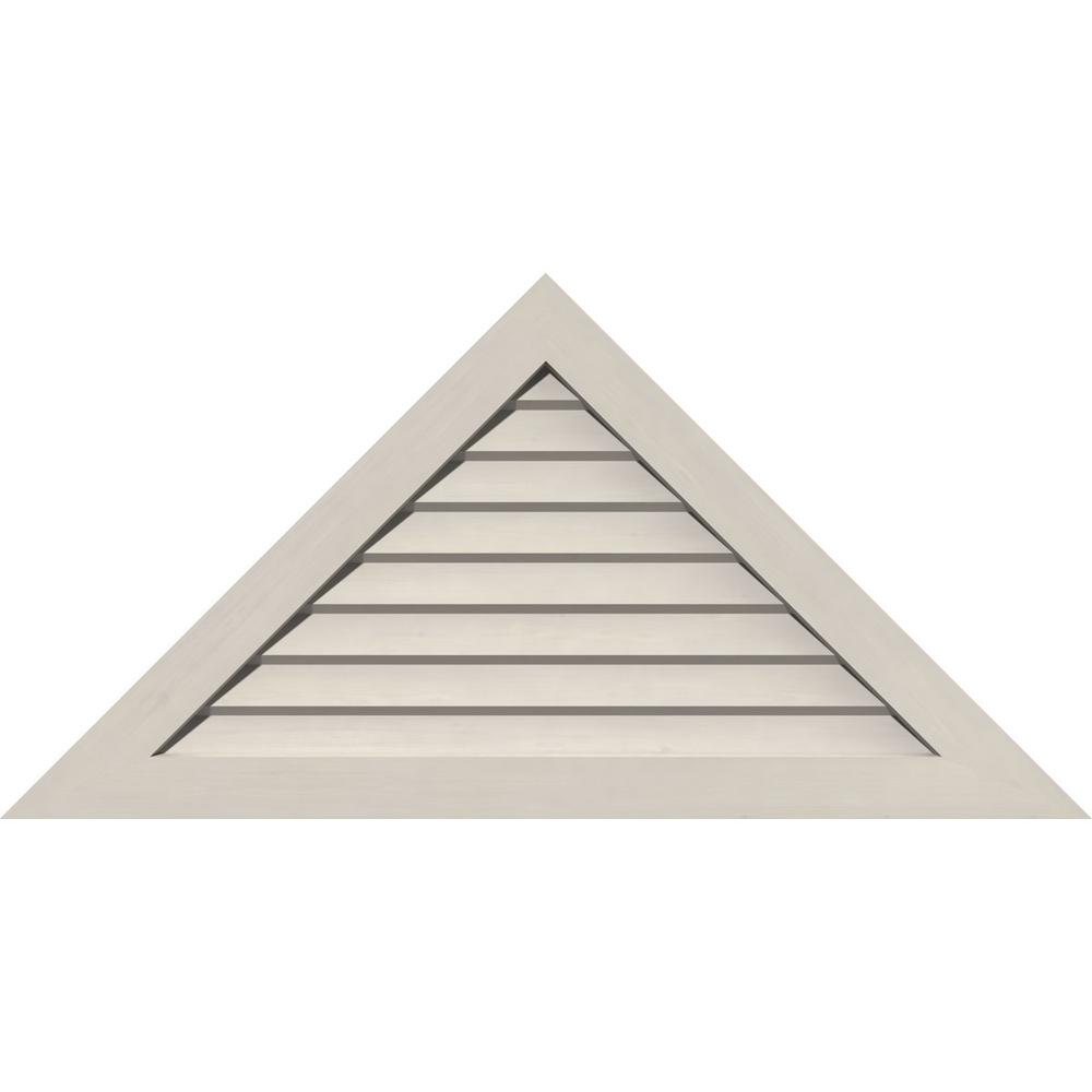 Ekena Millwork 61 in. x 123/4 in. Decorative Triangle Gable Vent with