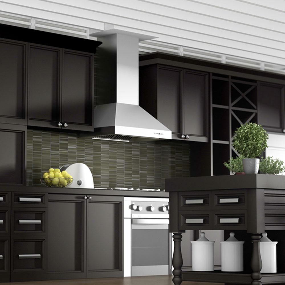 Zline Kitchen And Bath 36 In 1200 Cfm Wall Mount Range Hood Stainless Steel Zline Kitchen And Bath 36 In 1200 Cfm Wall Mount Range Hood Stainless Steel