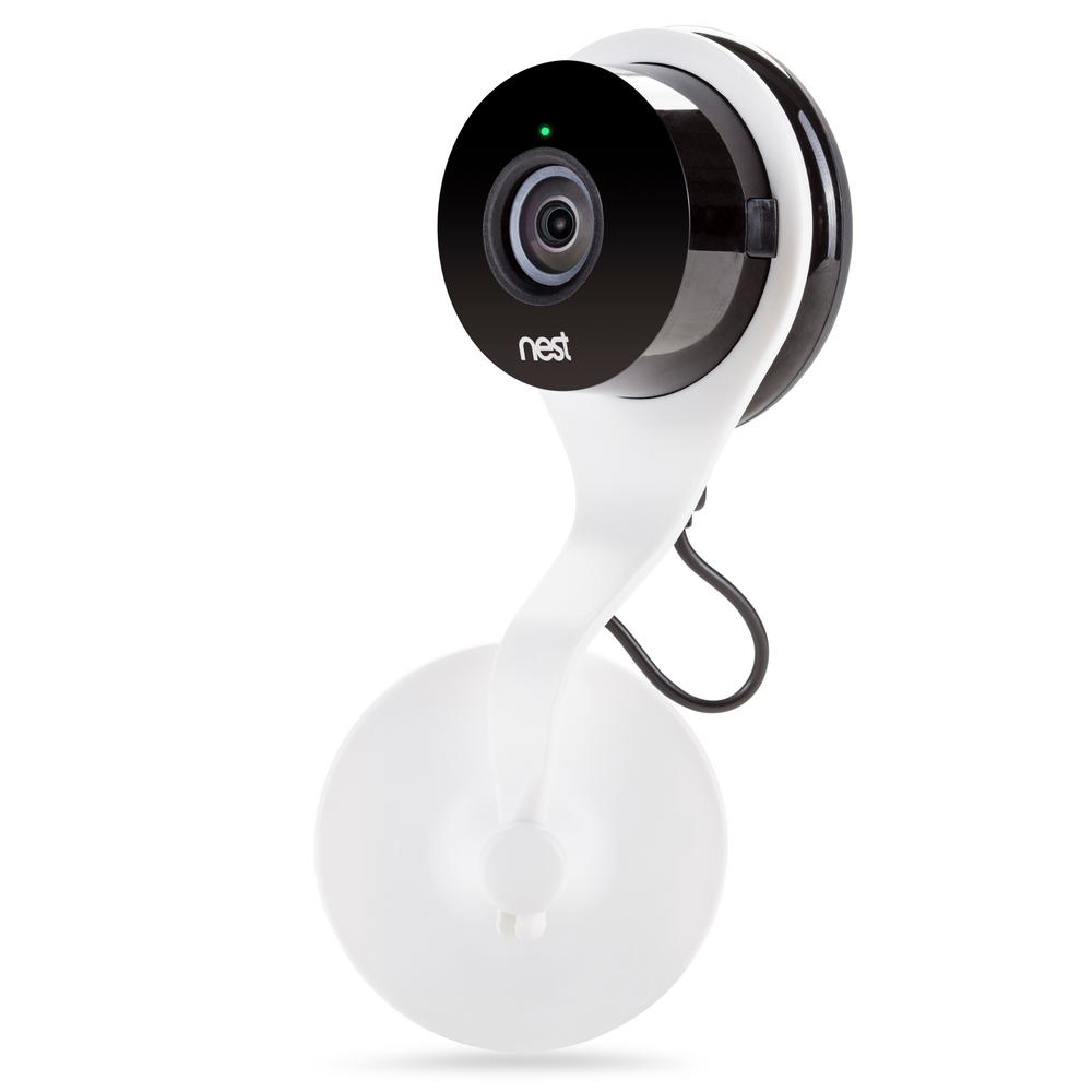 Wasserstein Nest Cam Ac Wall Mount With 360 Swivel For And Dropcam Pro In White