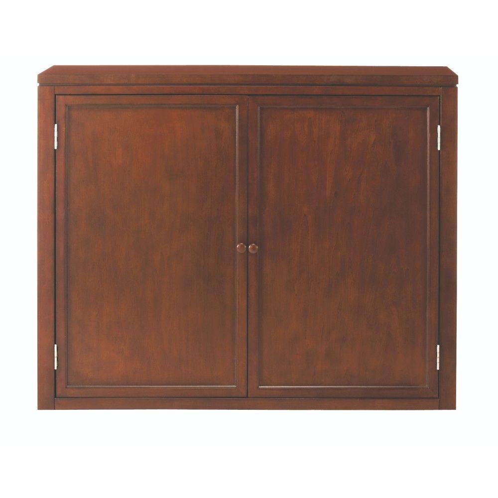 Martha Stewart Living Craft Space 42 in. W Storage Hutch in Sequoia