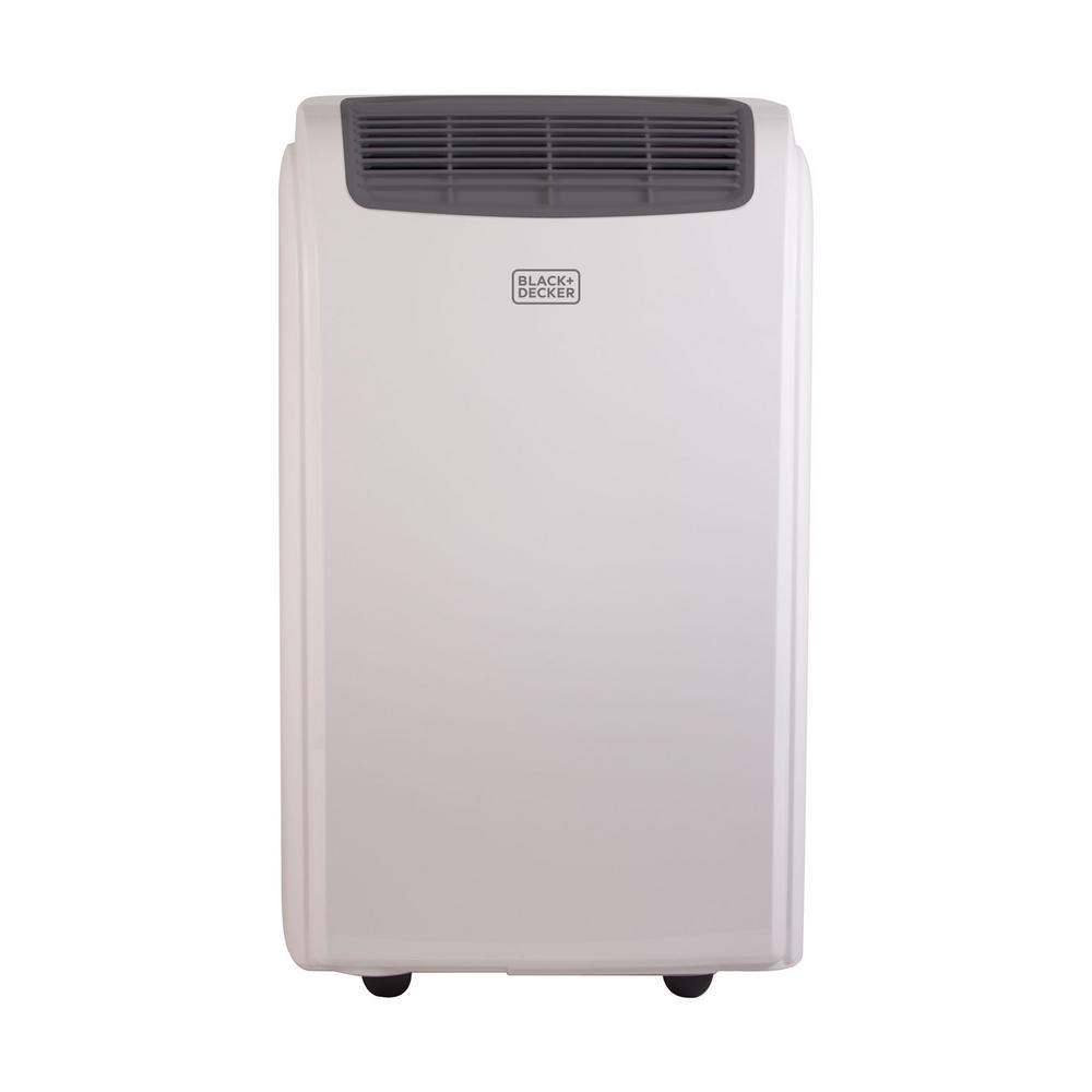 Blackdecker 8000 Btu Portable Air Conditioner In White With Dehumidifier Bpact08wt The Home 3316