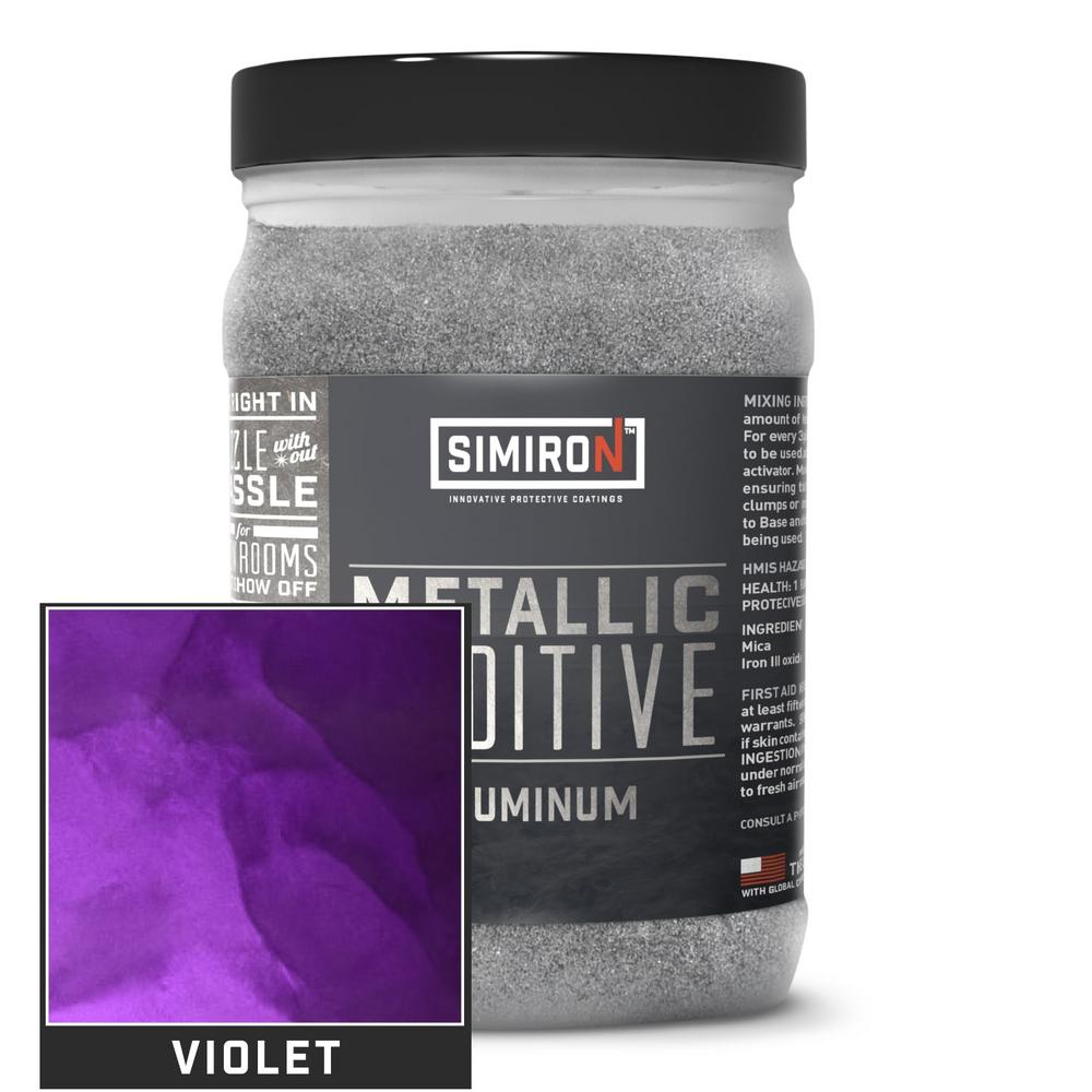 SIMIRON 32 oz. Violet Metallic Paint and Epoxy Additive for 3 gal. Mix
