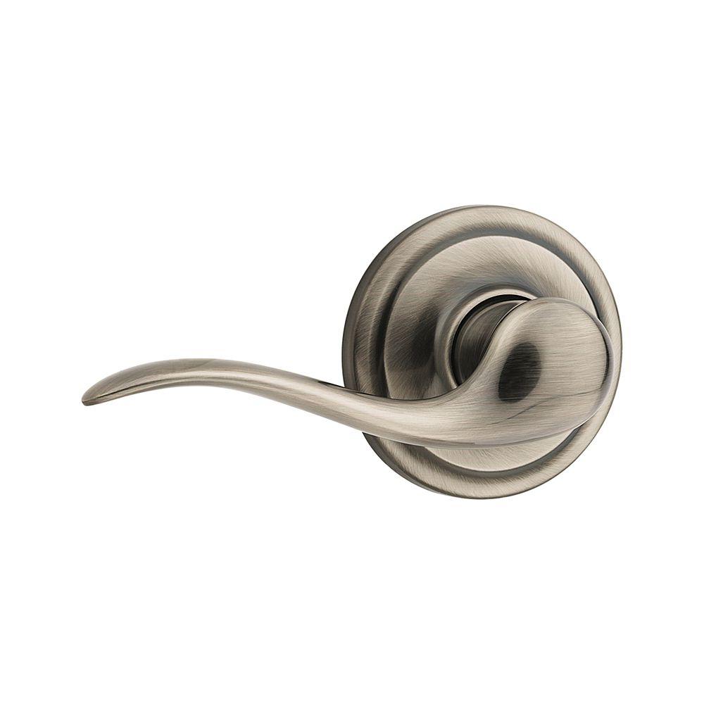 Kwikset Tustin Antique Nickel LeftHanded HalfDummy Lever788TNL LH