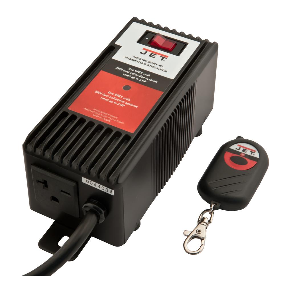 Jet RF Remote Control for 230Volt Dust Collectors Up to 3 HP708636D