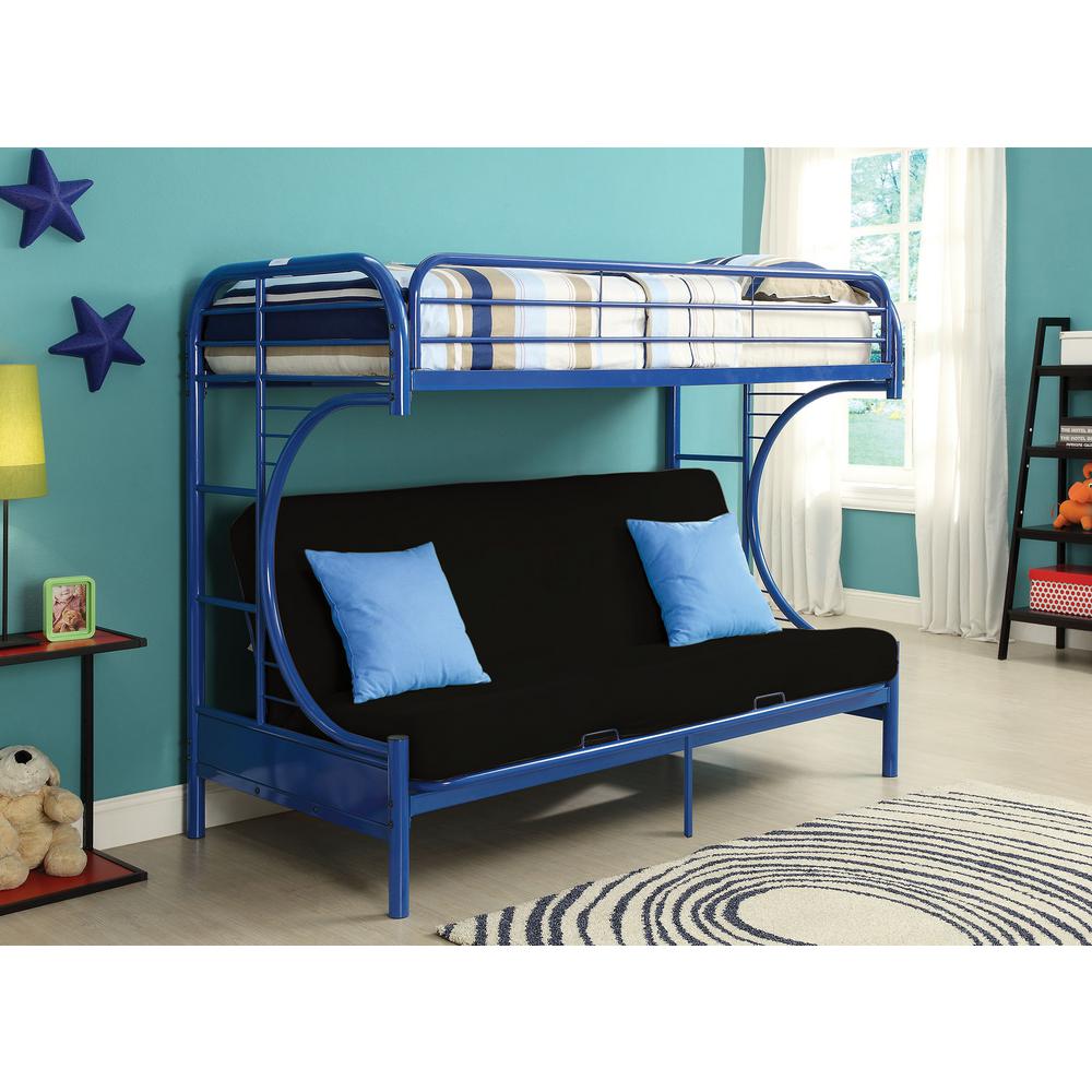 Acme Furniture Eclipse Navy Twin Over Full Metal Bunk Bed 02091w Nv Acme Furniture Eclipse Navy Twin Over Full Metal Bunk Bed 02091w Nv The Home Depot