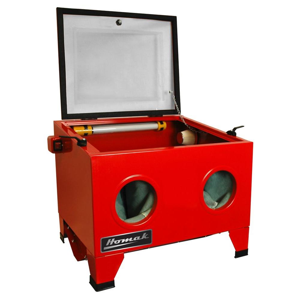 Homak Table Top Abrasive Blast Cabinet Rd00920250 The Home Depot Table Top Abrasive Blast Cabinet