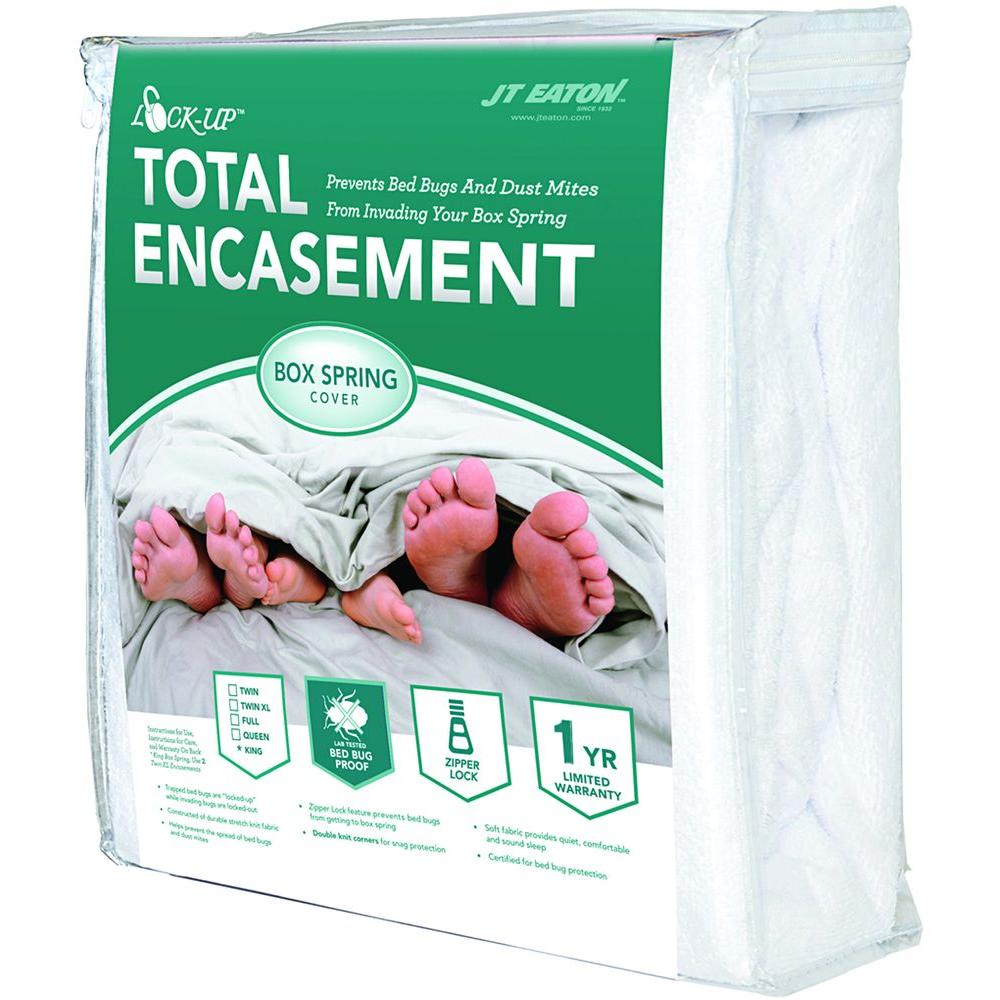 Jt Eaton Lock Up Queen Size Total Box Spring Encasement For Bed Bug Jt Eaton Lock Up Queen Size Total Box Spring Encasement For Bed Bug Protection 80qubox The Home Depot
