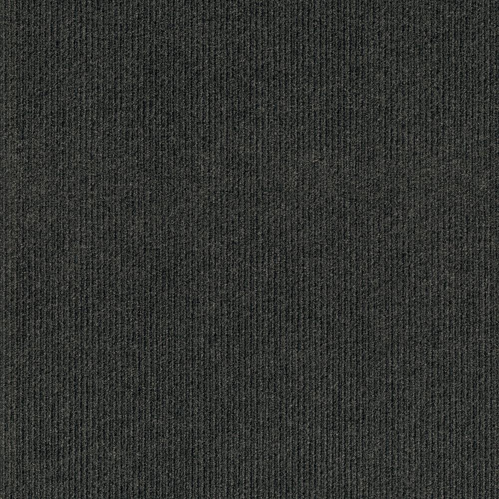 Foss Peel And Stick First Impressions High Low Black Ice 24 In X 24 In Commercial Carpet Tile 15 Tile Case 7mdmn0915pk The Home Depot