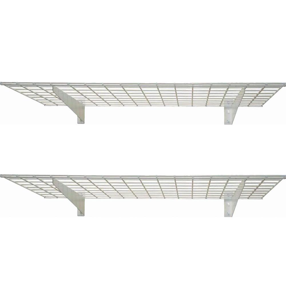 metal wall shelving systems