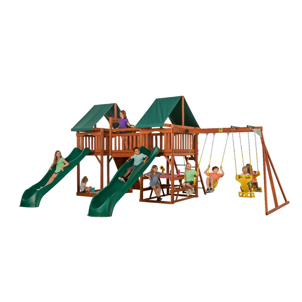 huntington resort wooden playset