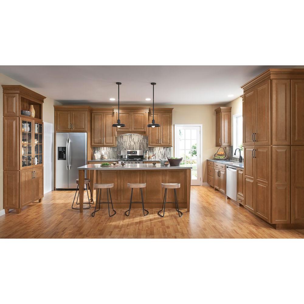 Maple Mocha Glaze Kitchen Cabinets | Dandk Organizer