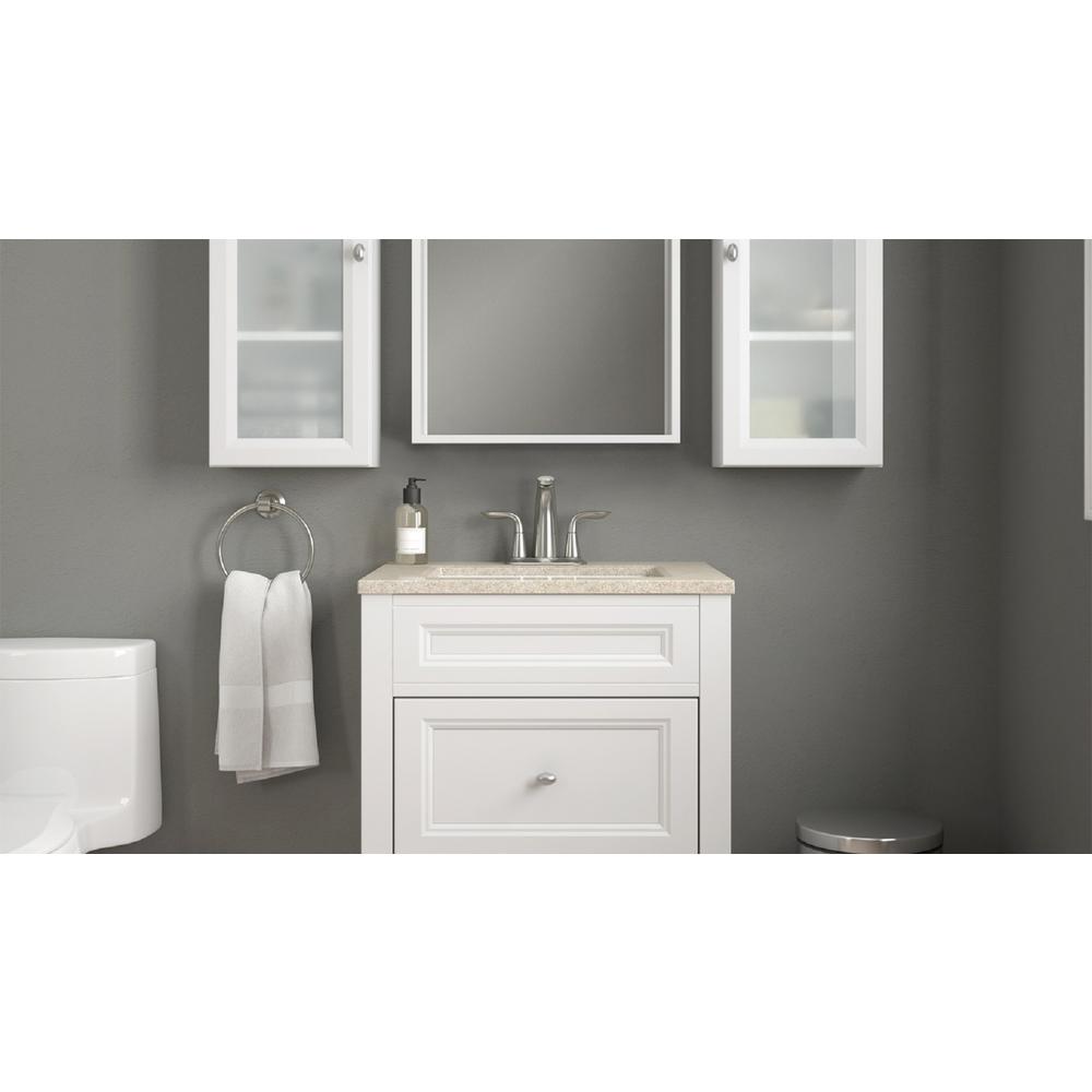 Glacier Bay Modular 12 In W X 31 In H X 6 In D Bathroom Storage Wall Cabinet In White H12fg Wht The Home Depot