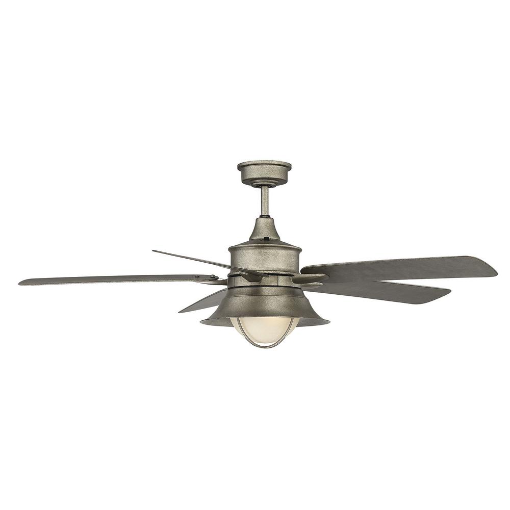 Filament Design 52 In English Bronze Ceiling Fan With Light With