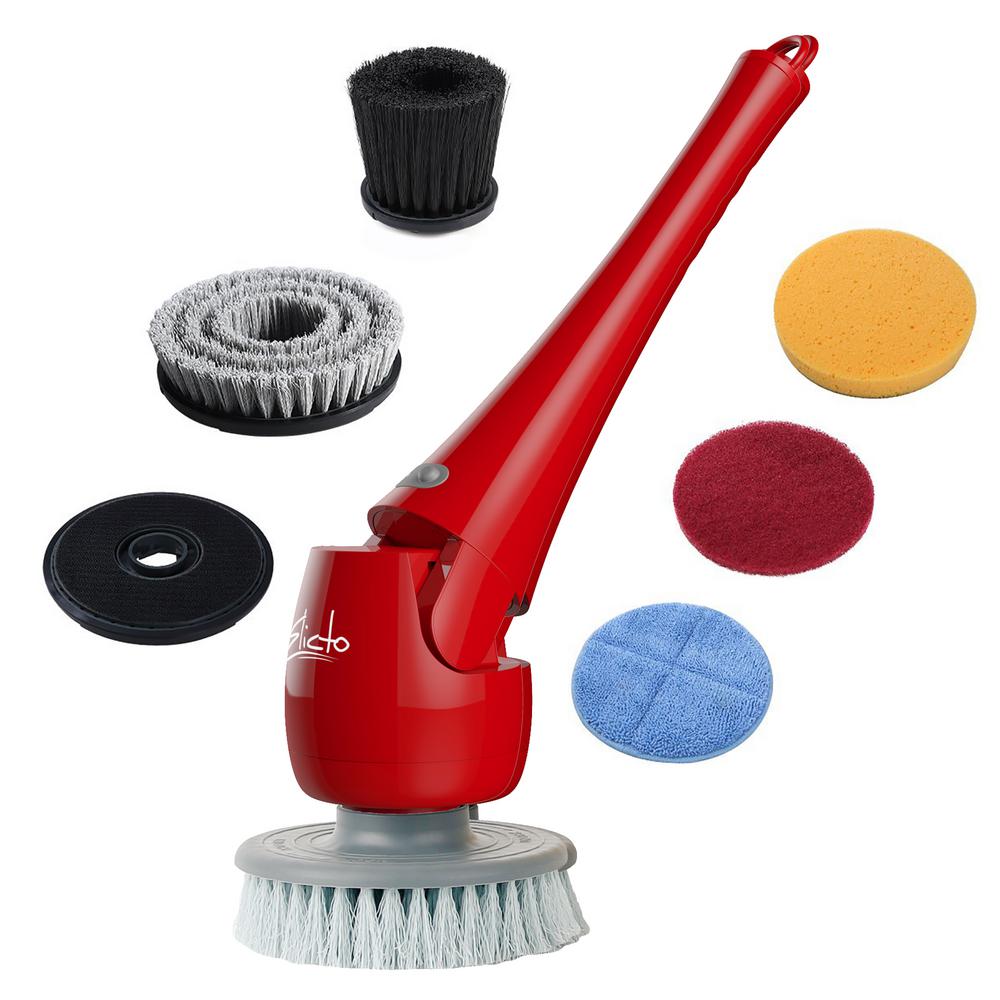 Floor Scrubbers Polishers Hard Surface Cleaners The Home Depot Electronic Telescopic Waterproof Scrubber