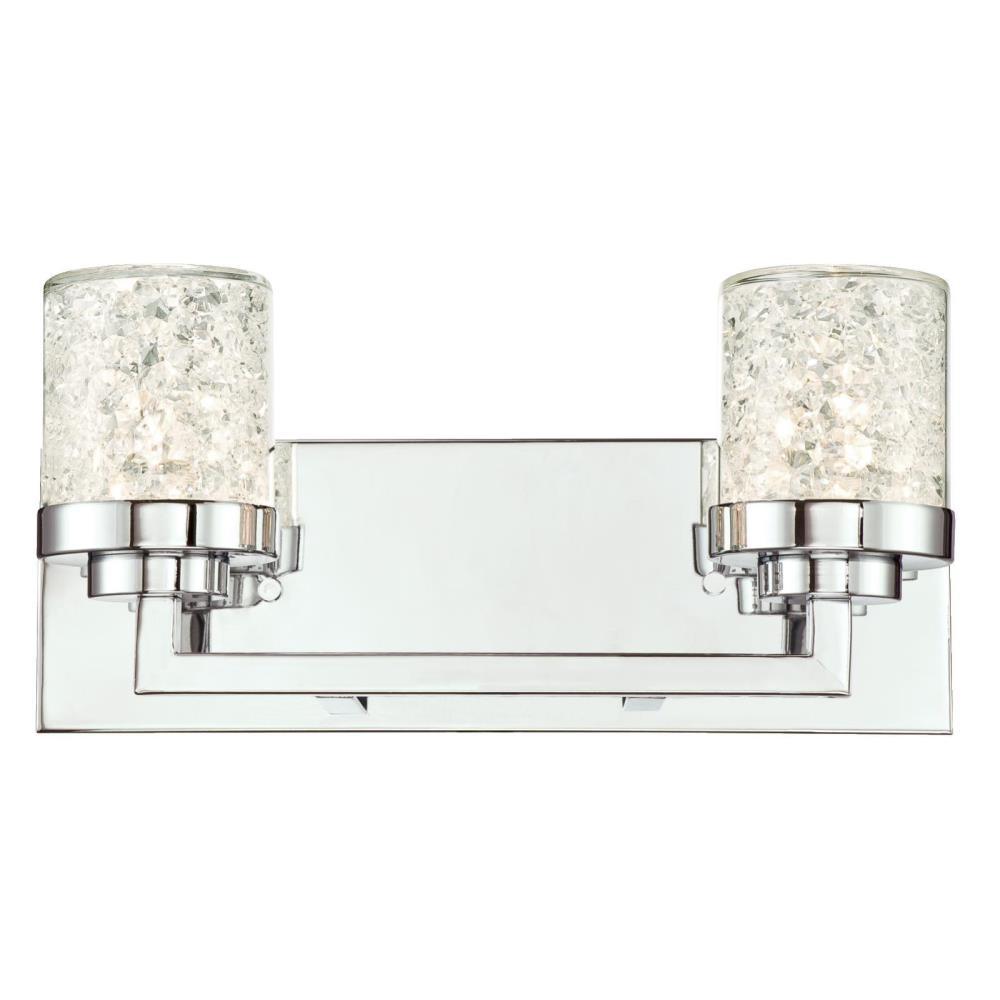 Westinghouse Joliet 2 Light Chrome Wall Mount Bath Light