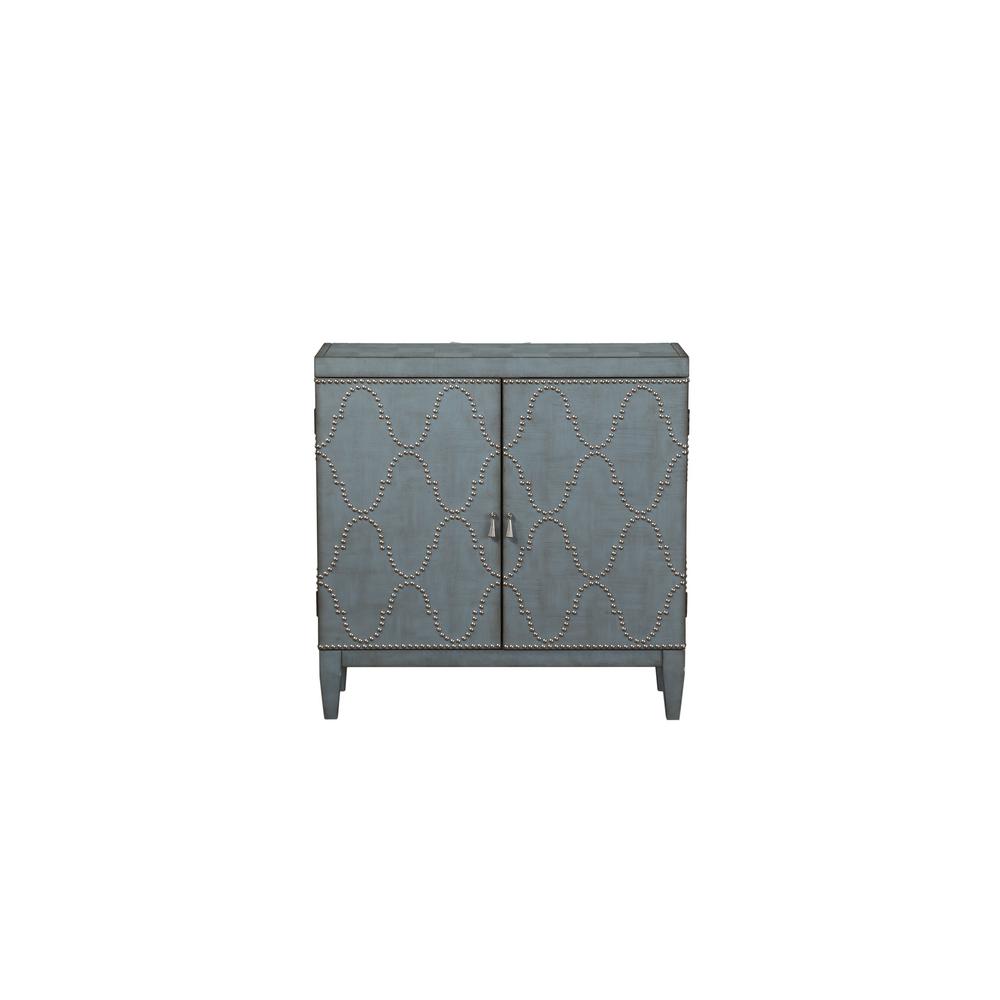 Acme Furniture Cherie Antique Blue Console Table 90296 The Home Depot Acme Furniture Cherie Antique Blue Console Table