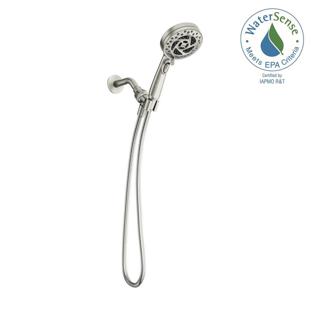 Moen Propel 5 Spray Handheld Showerhead In Spot Resist Brushed Moen Propel 5 Spray Handheld Showerhead In Spot Resist Brushed Nickel