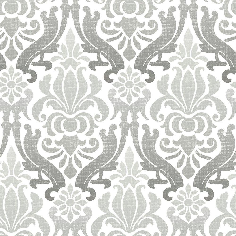 Featured image of post Nuwallpaper Damask Ideal for rental or home decorating