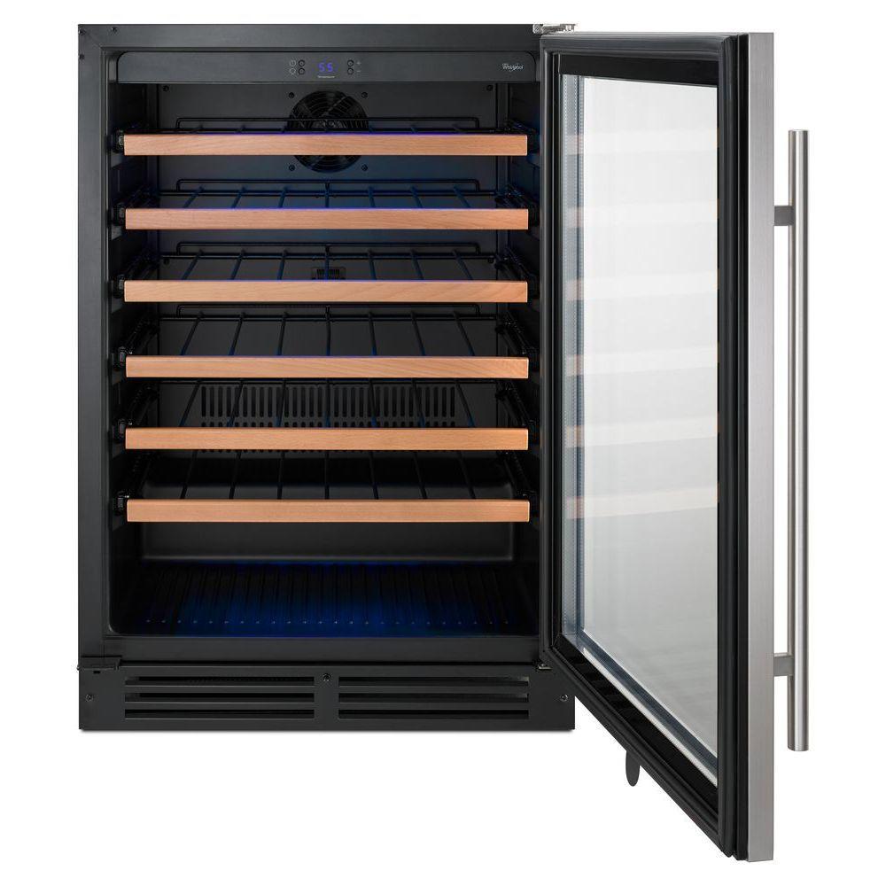 whirlpool built in wine cooler