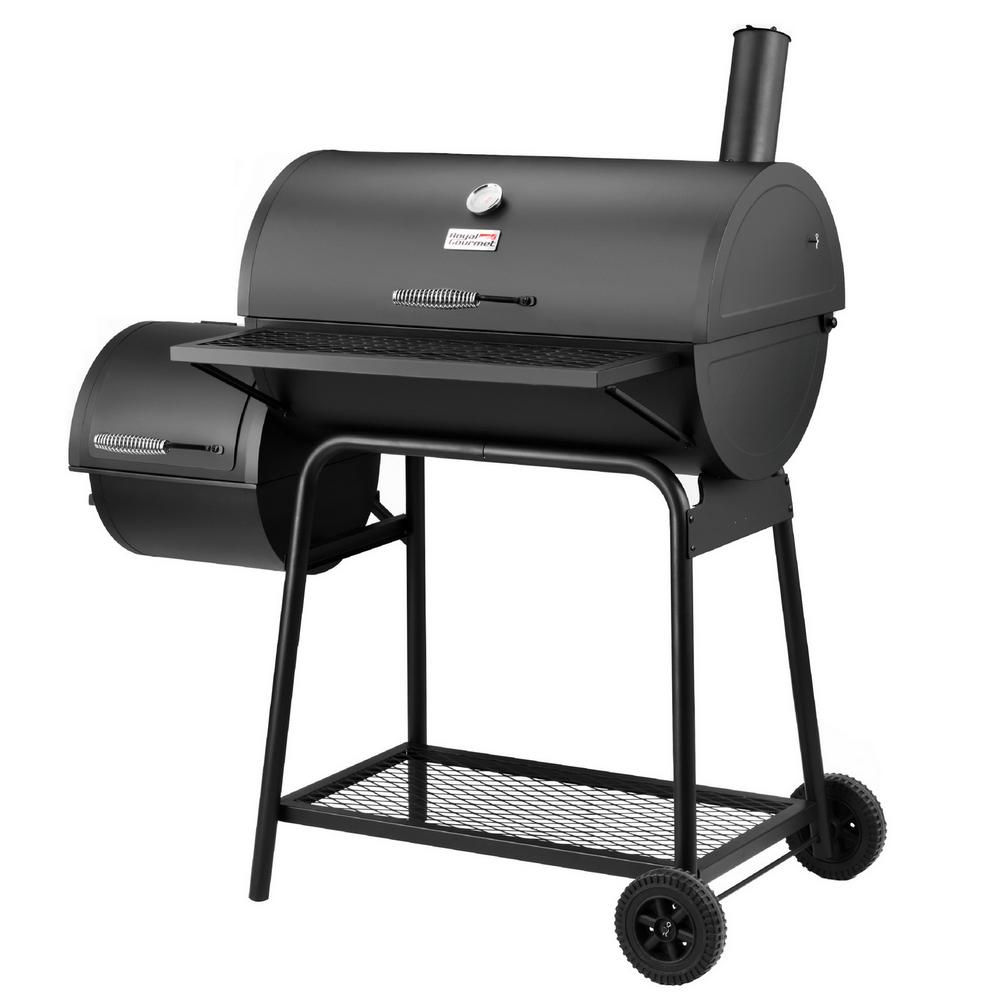 Royal Gourmet 30 inch Charcoal Grill with Offset Smoker by Royal Gourmet