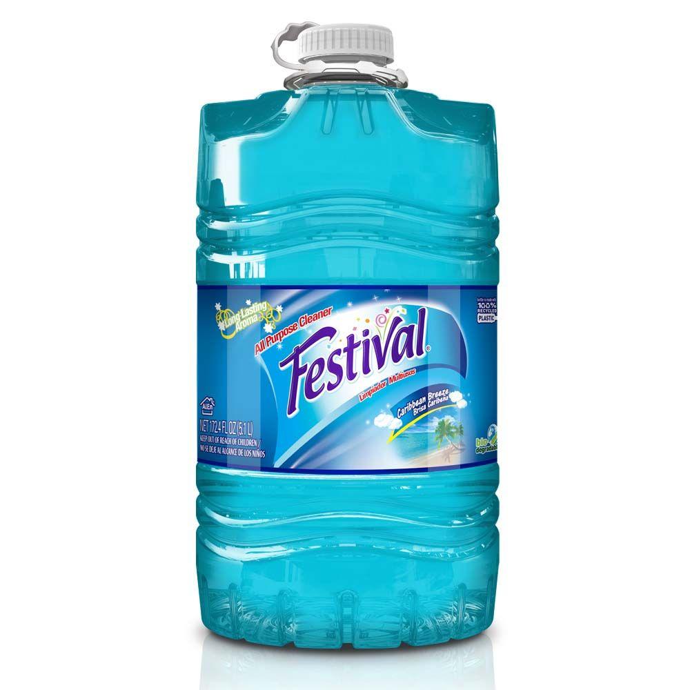 Festival Flash 172 4 Fl Oz Caribbean Breeze Multi Purpose Cleaner 43 The Home Depot