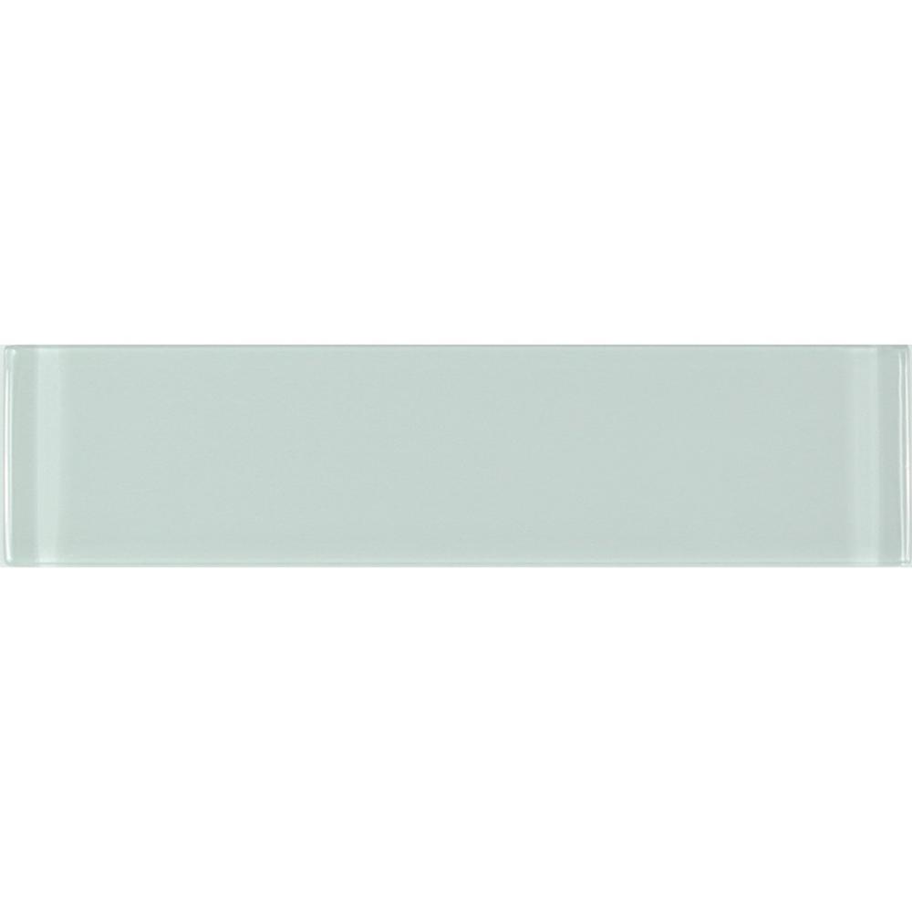 Abolos Metro Glossy Arctic 3 In X 12 Glass Subway Wall Tile 10 Sq Ft Case