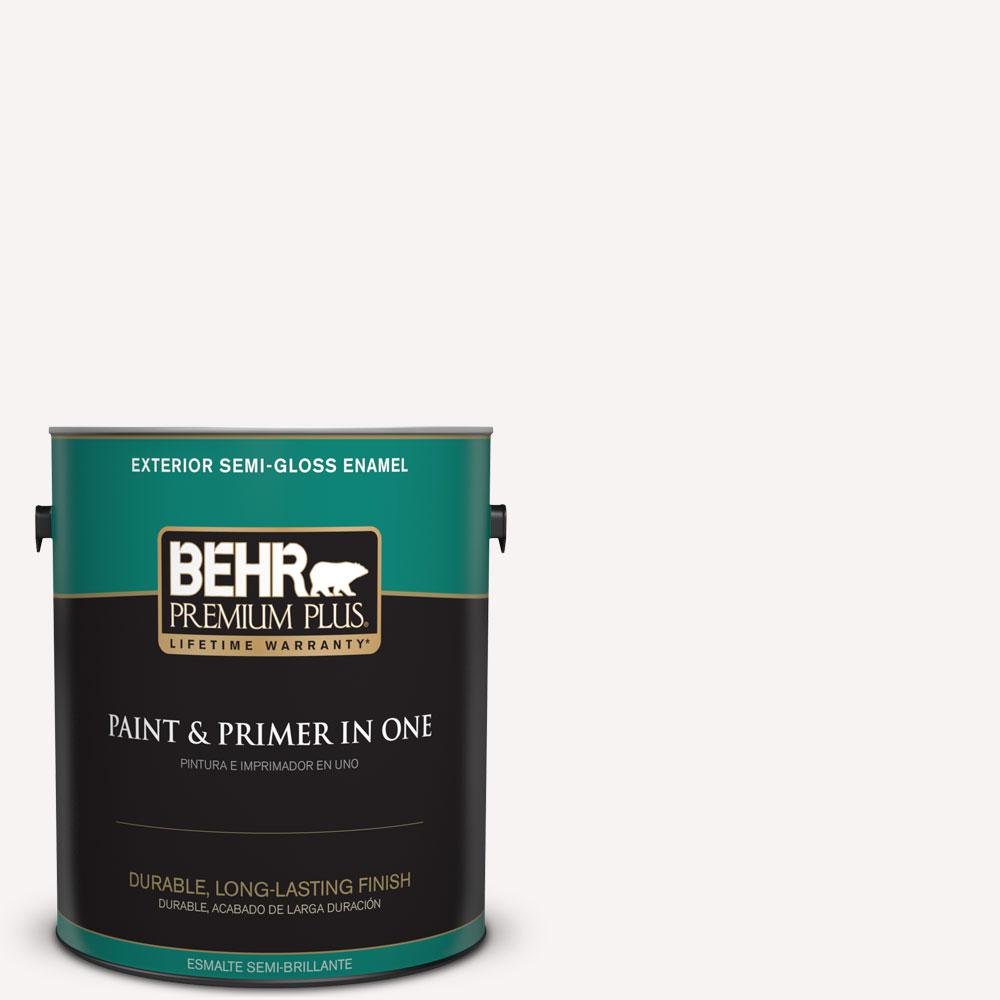 BEHR PRO 1 gal. e600 White SemiGloss Acrylic Exterior PaintPR67001