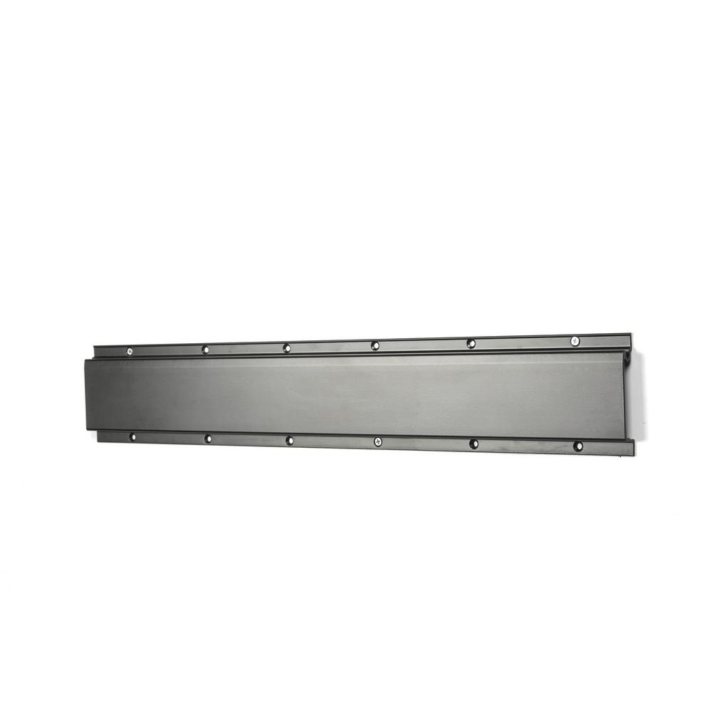 Richelieu Hardware 24 In X 4 Black 66 Lb Wall Mounting Bracket For Storage Hooks
