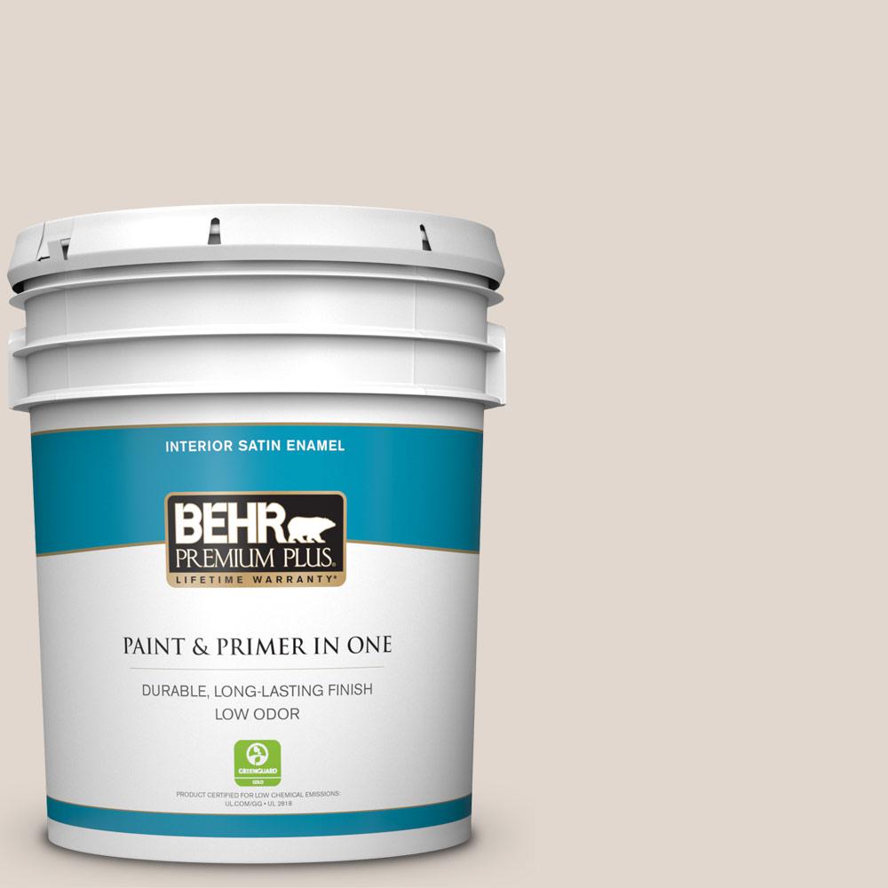 BEHR Premium Plus 5 gal. MQ336 Translucent Silk Satin Enamel Low Odor