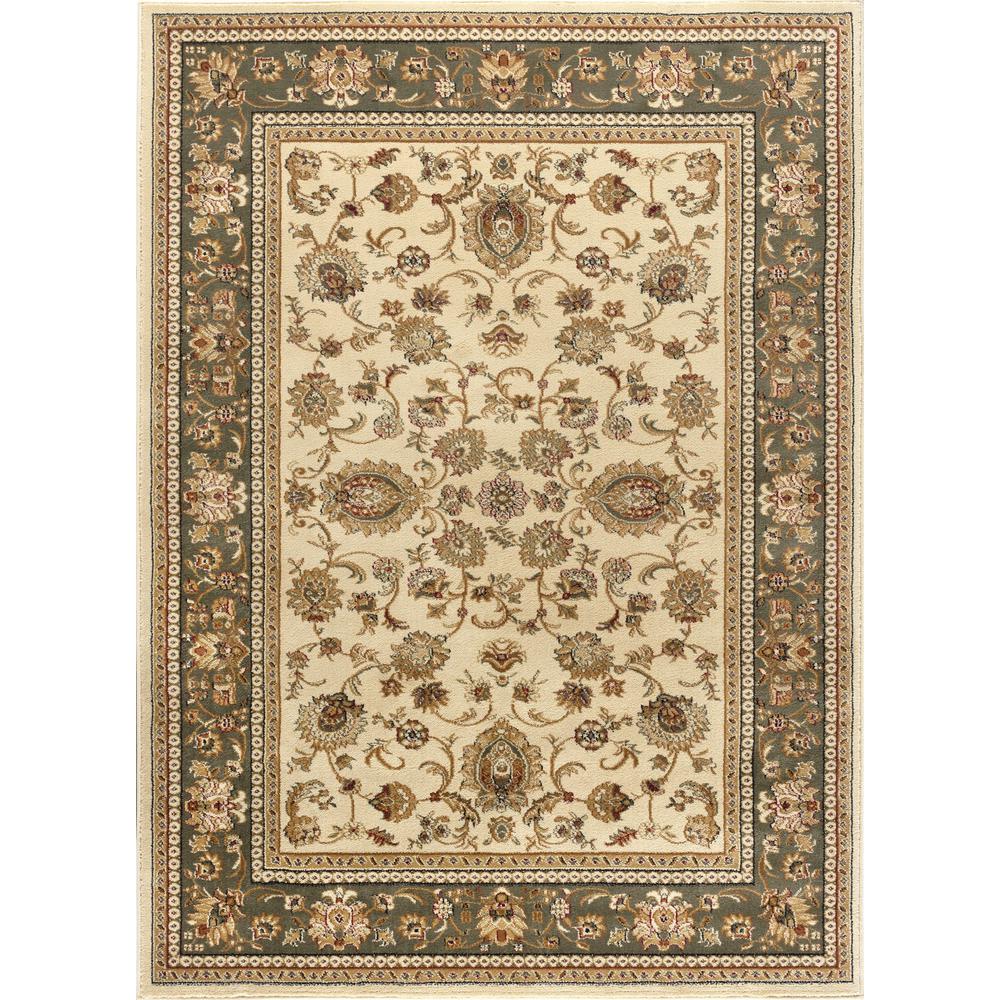 Tayse Rugs Sensation Beige 7 ft. x 10 ft. Traditional Area Rug-SNS4722 ...