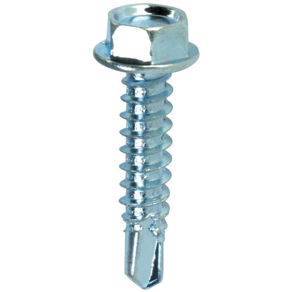Hex Drive Hex Washer Head 1//4-14 Thread Size 3-1//2 Length Pack of 800 Zinc Plated Finish 1//4-14 Thread Size Pack of 800 Small Parts 1456KW Steel Self-Drilling Screw 3-1//2 Length #3 Drill Point