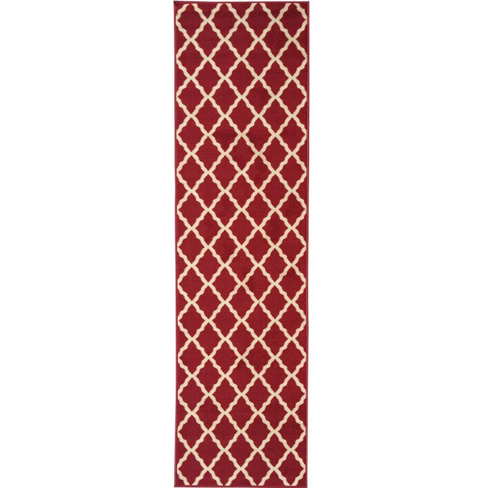 Ottomanson Ottohome Collection Contemporary Moroccan Trellis Design