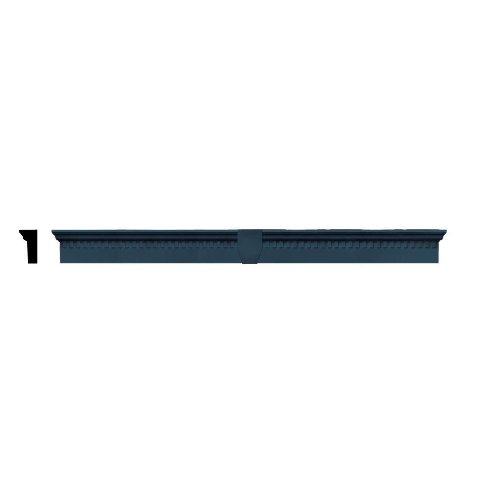 Builders Edge 25/8 in. x 6 in. x 735/8 in. Composite Classic Dentil