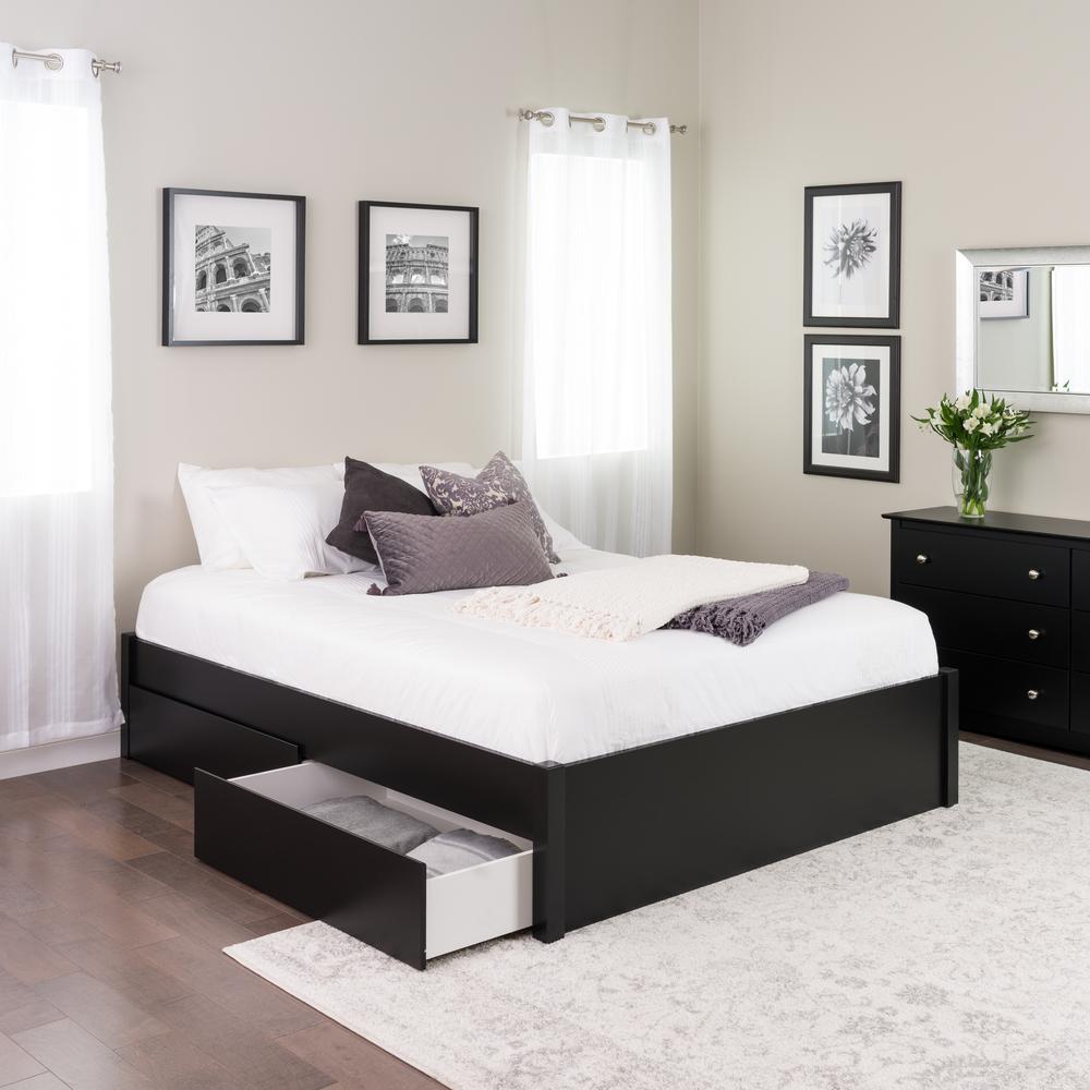 No Headboard Beds Bedroom Furniture The Home Depot