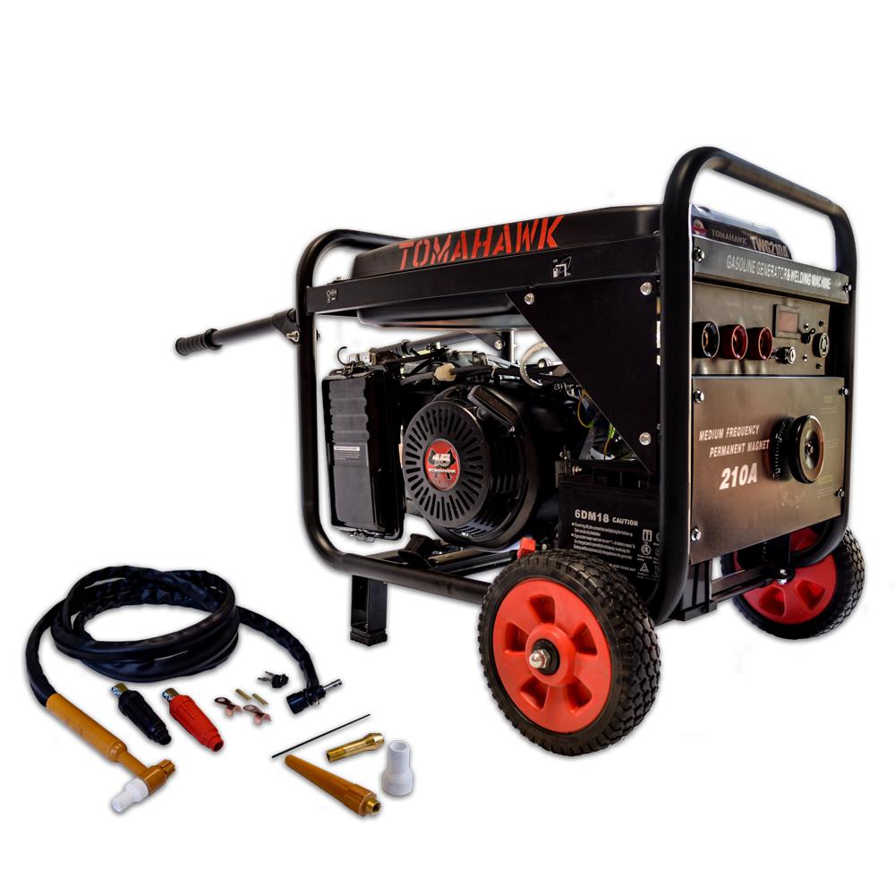 Tomahawk 210 Amp DC Arc/Stick Welder Generator with 15 HP 2,000Watt